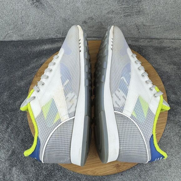 Reebok Classic Leather Shoes Mens Size 10.5 Gray Neon Concept Sample 005 EH1036 - Picture 8 of 11